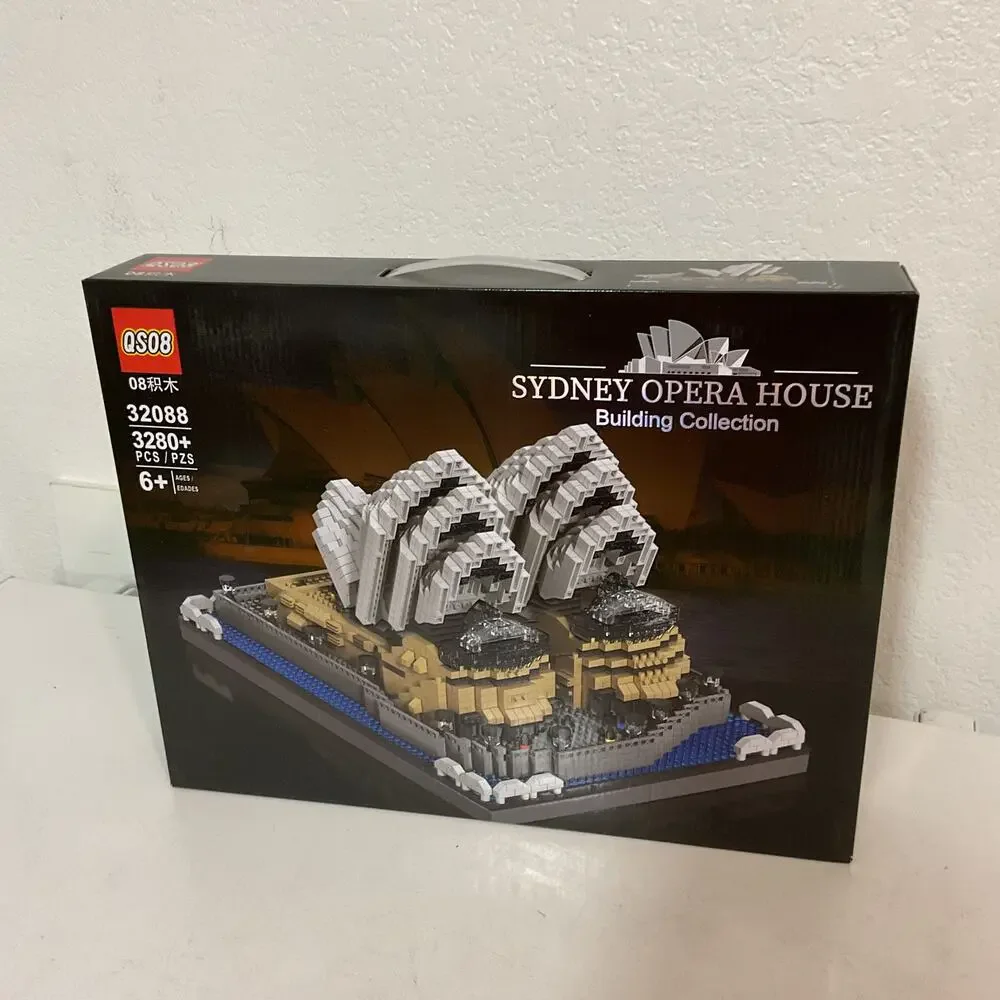 QS08 Sydney Opera House 3280pcs micro-brick architectural model NEW SEALED BOX